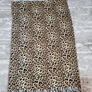 Leopard Print Scarf 80x26